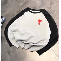 ☆2026春夏❤️AMI PARIS アミ パリスコピートレーナー人気ブランドおしゃれ長袖ｔシャツ