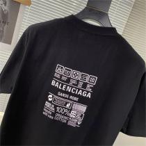 2026の新作 バレンシアガ スーパー コピー Tシャツ BALENCIAGA 洗濯マークロゴ