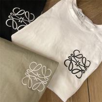 春のアイテムNo.1 ロエベ 偽物 LOEWE パッチワーク tシャツ 刺繍ロゴがポイント♪ 