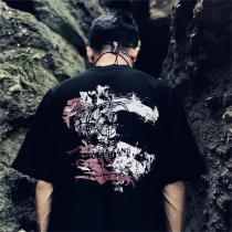 ストーンアイランド コピー Tシャツ 方位磁針ロゴプリント 色落ちしないSTONE ISLAND