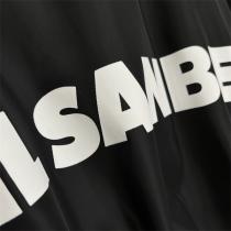 ジルサンダー スーパー コピー フード付きコート ロゴプリント JIL SANDER