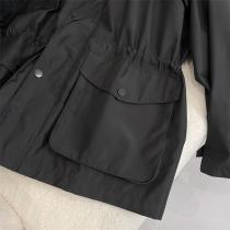ジルサンダー スーパー コピー フード付きコート ロゴプリント JIL SANDER
