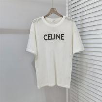 2026春夏トレンドCELINE ｔシャツコピー透かし彫り丸首半袖人気セリーヌ新作上質なアイテム男女OK
