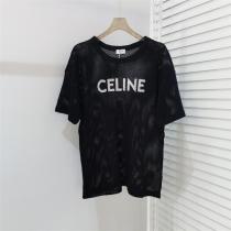 2026春夏トレンドCELINE ｔシャツコピー透かし彫り丸首半袖人気セリーヌ新作上質なアイテム男女OK