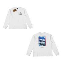ザノースフェイス コピー 長袖TシャツTHE NORTH FACE 雲 雪山