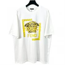 2026年限定新作☆ ヴェルサーチ コピー Tシャツ FENDIxVERSACE コラボ ゴールド