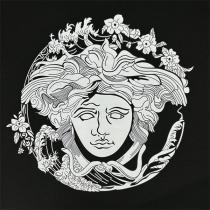 ヴェルサーチ スーパーコピー Tシャツ VERSACE メデューサロゴ 光沢感