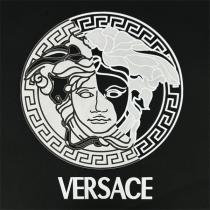 23ss VERSACE コピー Tシャツ ヴェルサーチ 透明メデューサロゴ