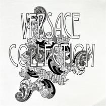 VERSACE 偽物 Tシャツ ヴェルサーチ ペン画模様 快適に着られる
