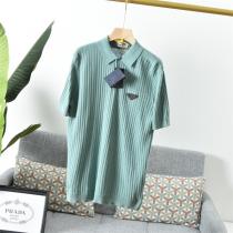 23年最新の作品 プラダ 偽物 ポロシャツ ニット素材 PRADA