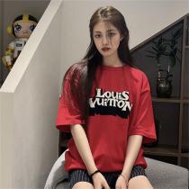 LOUIS VUITTON 偽物 Tシャツ ルイヴィトン 白ハトロゴ 刺繍 着心地抜群