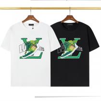 2026年春先のアイテム LOUIS VUITTON  コピー Tシャツ スニーカーイラスト ルイヴィトン