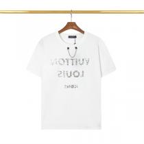 23ss新作 LOUIS VUITTON コピー Tシャツ ルイヴィト 反転ロゴ チェーン装飾