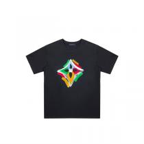 春夏の新作 LOUIS VUITTON スーパーコピー Tシャツ ヴィトン 落書きロゴプリント