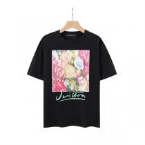 LOUIS VUITTON コピー Tシャツ ルイヴィトン 花のイラスト カラフル