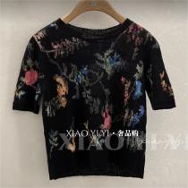 2026年春夏の新作 ディオール コピー ニットTシャツ 花柄 レディース