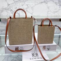 ロエベ スーパーコピー ハンドバッグ A5 LOEWE ラフィア風 シンプルトート raffia