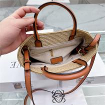 ロエベ スーパーコピー ハンドバッグ A5 LOEWE ラフィア風 シンプルトート raffia