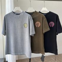  CHROME HEARTS 偽物 Tシャツ クロムハーツ レトロ処理 サンスクリット