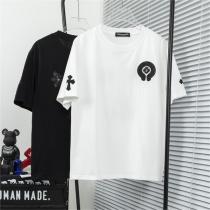 クロムハーツ 偽物 Tシャツ CHROME HEARTS プリント貼り付け クロス