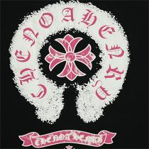 限定新作☆クロムハーツ 偽物 Tシャツ CHROME HEARTS 桜色ロゴ 春らしい雰囲気