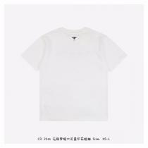 心地よい♪dior ｔシャツスーパーコピー2026トレンドユニセックス無限の夢六芒星プリント半袖