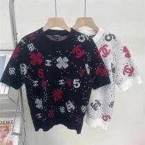 ☆夏の新発売☆CHANE1 スーパーコピー Tシャツ モノグラム クローバー 5番