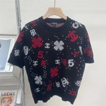 ☆夏の新発売☆CHANE1 スーパーコピー Tシャツ モノグラム クローバー 5番