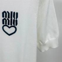 ミュウミュウ スーパーコピー Tシャツ MIUMIU 100％テンセル 爽やかな