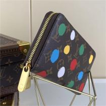 【Ⅿ81864】ルイヴィトン コピー 財布 LOUIS VUITTON  × YK ジッピー･ウォレット 草間彌生