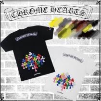 ★人気商品★2026最新作 クロムハーツ Tシャツ CHROME HEARTS クロスプリント 