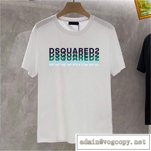 2026 ss トレンド DSQUARED2 コピー Tシャツ ゴーストイメージロゴ ディースクエアード 着心地抜群