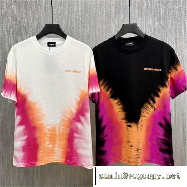 23ssアイテム★ DSQUARED2 スーパーコピー Tシャツ タイダイ柄 柔らかい生地感 ディースクエアード