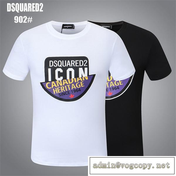 23ssトレンド感満載★★DSQUARED2 コピー Tシャツ ICONロゴ 矢印 ディースクエアード