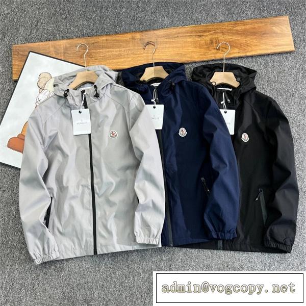 23年春夏の雰囲気漂う★★MONCLER 偽物 フードジャケット モンクレール カジュアル 軽い
