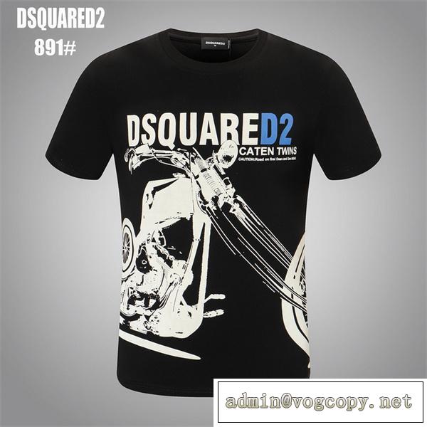 おしゃれ感も動きやすさも★DSQUARED2 コピー Tシャツ ディースクエアード モーターカー