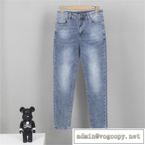 23年トレンド新作♡♡LOUIS VUITTON コピー ジーンズ ルイヴィトン 12.2オンスデニム生地 熊 bear 