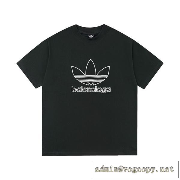 2026年大人気新作登場♥BALENCIAGAコピーｘAdidas Ｔシャツ コラボ Ｔシャツ 3D立体プリント バレンシアガ