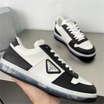△2026年大人気商品△プラダ コピー スニーカー PRADA  三角形ロゴ 小牛革 