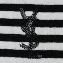 YSL 人気ハイブランドイヴ・サンローラン半袖ｔシャツコピーストライプ2026流行りトップス