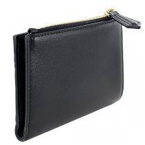 【8M0447】FENDI コピー 二つ折り財布 フェンディ ミニ カーフレザー ファスナー 