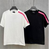 2026年 流行 ファッション DSQUARED2 コピー Tシャツ 油彩ロゴプリント ディースクエアード