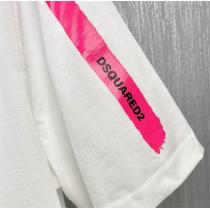 2026年 流行 ファッション DSQUARED2 コピー Tシャツ 油彩ロゴプリント ディースクエアード