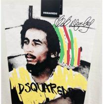  ♪2026年大活躍 ディースクエアード コピー ボブ・マーリー Tシャツ Bob Marley DSQUARED2 