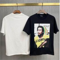  ♪2026年大活躍 ディースクエアード コピー ボブ・マーリー Tシャツ Bob Marley DSQUARED2 