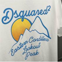 春夏コレクション DSQUARED2 コピー Tシャツ 山と太陽のロゴ ディースクエアード ユニクロでOK