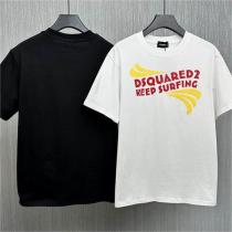 ディースクエアード スーパー コピー Tシャツ サーフィンイメージ DSQUARED2 ロゴプリント柄