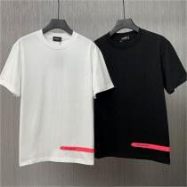 2026春夏コレクション ディースクエアード コピー Tシャツ DSQUARED2 油彩ロゴプリント 新触感
