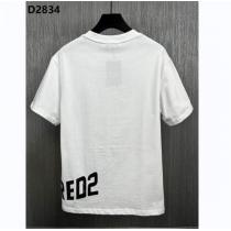 ★★23春夏流行 DSQUARED2 偽物 Tシャツ 左すそロゴプリントディースクエアード 暑い夏も快適♡♡