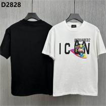 ディースクエアード スーパー コピー Tシャツ  DSQUARED2 「チロドッグ」 ICONロゴ メンズ